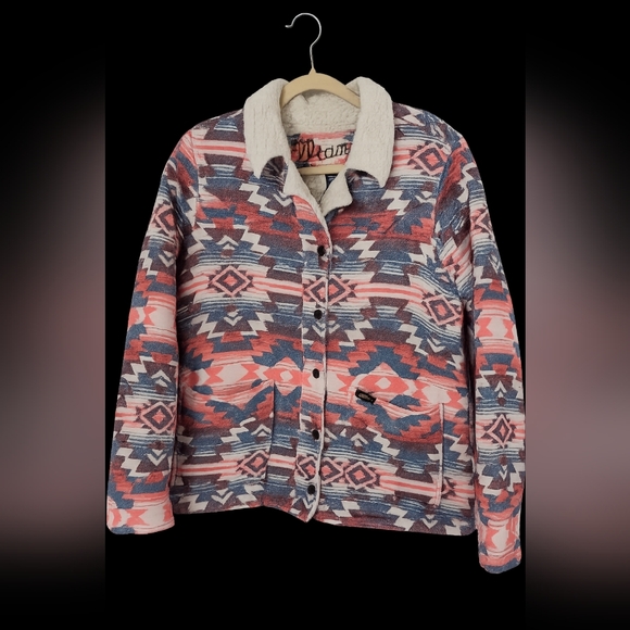 Wrangler Jackets & Blazers - Wrangler Aztec Sherpa Jacket